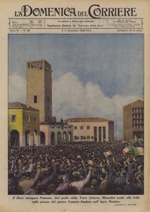 Der Duce eröffnet Pomezia