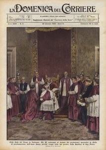 Im Thronsaal im Vatikan