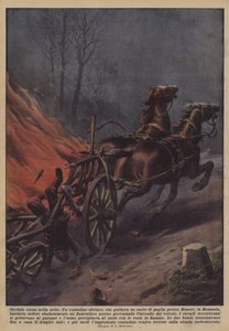 Schreckliche Fahrt in der Nacht