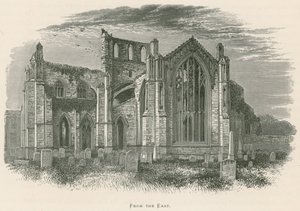 Melrose Abbey, von Osten