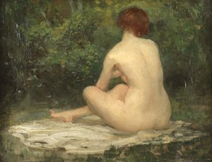 Sitzender Akt