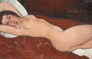 Liegender Akt, 1917