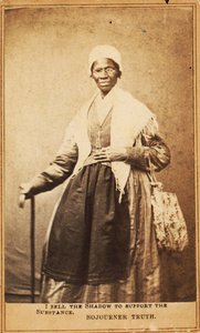 Carte de visite von Sojourner Truth, 1864