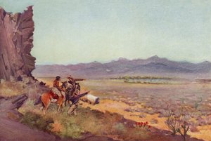 Fata Morgana in der Wüste, Arizona