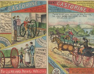 Werbung für Baums Castorine, 1884