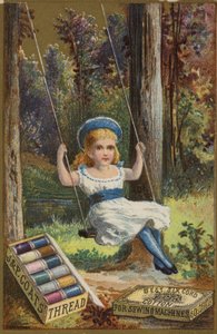 Mädchen auf Schaukel