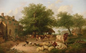 Bauernhofszene