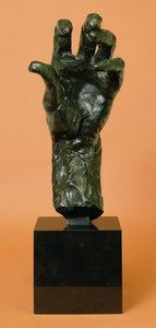 Große linke Hand