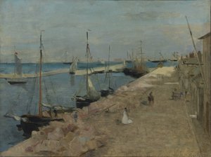 Der Hafen von Cherbourg, 1871