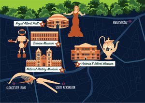 Karte von South Kensington