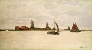 Der äußere Hafen von Zaandam, 1871