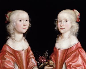 Porträt von Zwillingsschwestern, ca. 1650