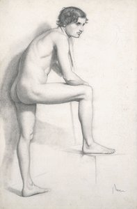 Aktstudie, ca. 1858