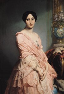 Porträt von Madame F, 1850-51