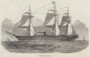 Das Dampfschiff Himalaya