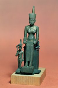 Figuren von Isis und Horus