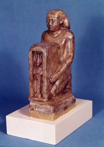 Pedesi hält ein Naos des Osiris