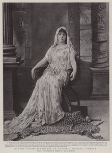 Madame Sarah Bernhardt in Racines Tragödie Phèdre