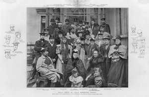 Königliche Gruppe im Palais Edinburgh, Coburg
