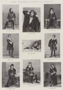 Einige weibliche Darsteller von Hamlet