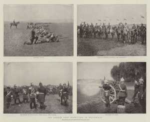 Die deutschen Armeemanöver in Westfalen