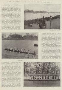 Das Oxford und Cambridge Bootsrennen