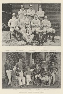 Das Bootsrennen der Universitäten Oxford und Cambridge