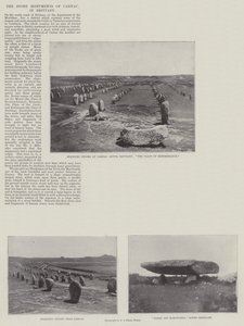 Die Steinmonumente von Carnac in der Bretagne