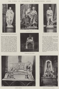 Die Gräber der Staatsmänner in der Westminster Abbey