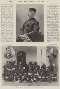 Der Transvaal-Krieg, Offiziere an der Front
