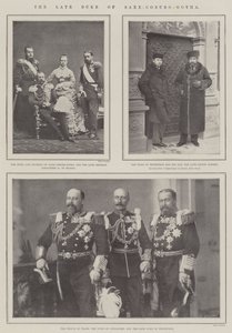 Der verstorbene Herzog von Sachsen-Coburg-Gotha