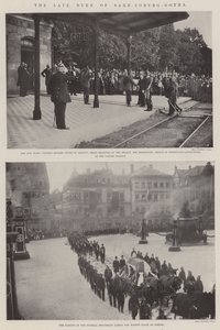 Der verstorbene Herzog von Sachsen-Coburg-Gotha