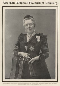 Die verstorbene Kaiserin Friedrich von Deutschland