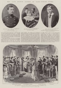 Der verstorbene Prinz Alfred von Sachsen-Coburg-Gotha