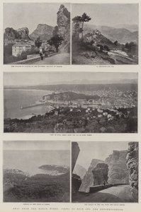 Ansichten von Nizza und der Umgebung