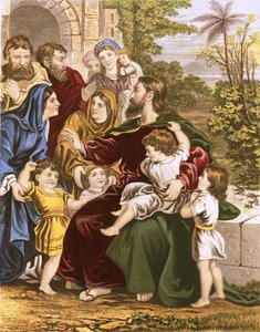 Christus segnet kleine Kinder