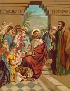 Christus segnet die Kinder