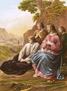 Christus sagt die Zerstörung Jerusalems voraus