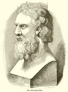 Griechische Büste von Platon