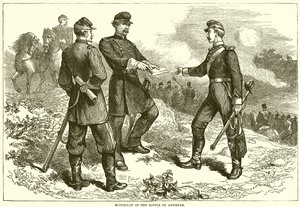 McClellan in der Schlacht von Antietam