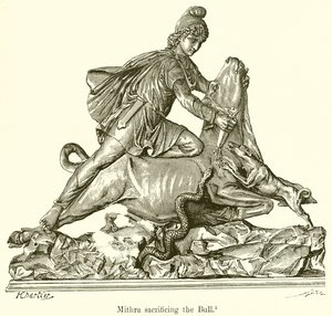 Mithra opfert den Stier