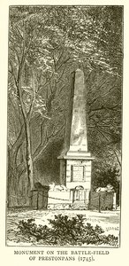 Denkmal auf dem Schlachtfeld von Prestonpans (1745)