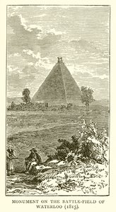 Denkmal auf dem Schlachtfeld von Waterloo (1815)