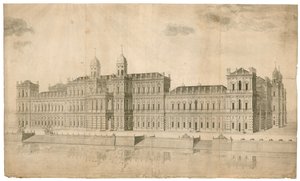 Palast von Whitehall. Veröffentlicht 1748