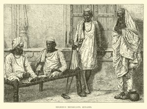 Religiöse Bettler, Benares
