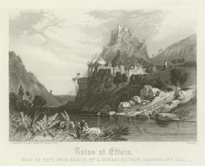 Ruinen in Ettaia, Indien