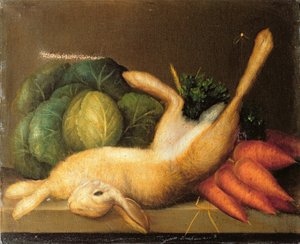 Stillleben eines Hasen, um 1840