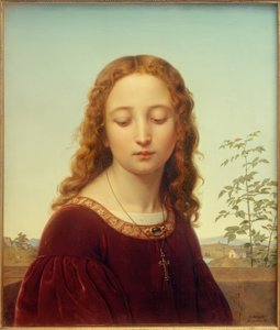 E. Deger, Bildnis eines jungen Mädchens