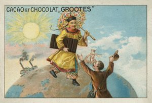 Werbung für Grootes Kakao und Schokolade