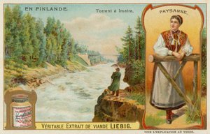 Bauer und Lmatra-Wasserfall